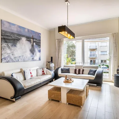 Near Sea And Shops In Belgium